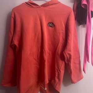 coral nike hoodie